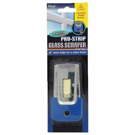 Axus Blue Pro-Strip Glass Scraper