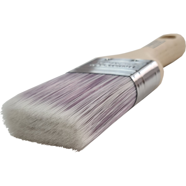HAMILTON FOR THE TRADE SHORT HANDLE CUTTING-IN SYNTHETIC BRUSH ANGLED 2INCH
