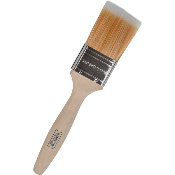 HAMILTON FOR THE TRADE FINE TIP SYNTHETIC BRUSH FLAT