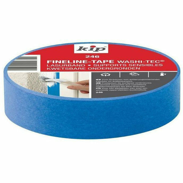 Kip Washi-Tec Blue Outdoor/Delicate Substrate Masking Tape