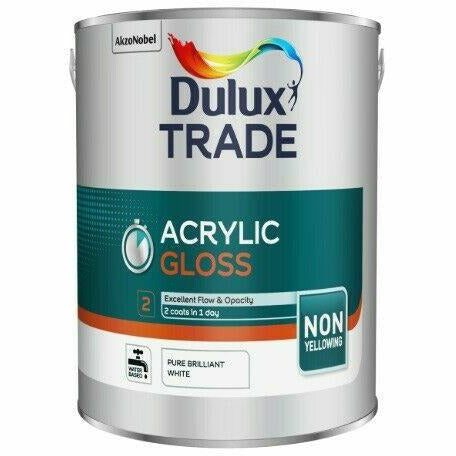 Dulux Trade Acrylic Gloss Pure Brilliant White