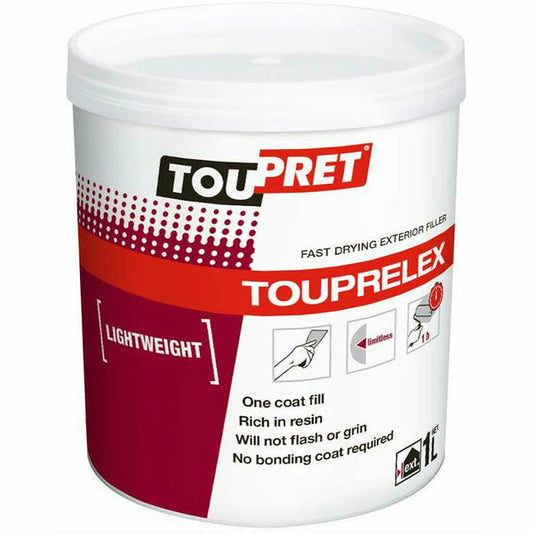 Toupret Touprelex Exterior Fast Drying Lightweight Filler